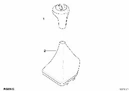 INDIVIDUAL SHIFT LEVER GRIP/COVER diagram for BMW Z8 E52 Z8
