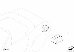 Kit 2ème monte pour système d'alarme diagram for BMW Z4 E85 2.5i
