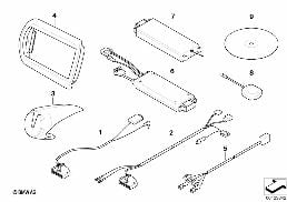 Elem. poj. PDA nawigacji diagram for BMW MINI R50 Cooper