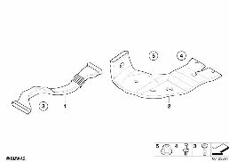 Conduite d'air diagram for BMW 7 Series E38 735iL