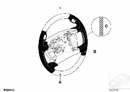Ind. kier. z pod. pow. wielofunkc. diagram for BMW 7 Series E65 745i