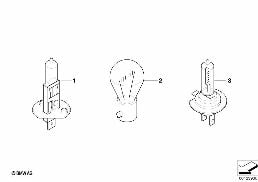 Ampoules bleues