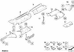 Izolacja termiczna diagram for BMW 7 Series E65 745i