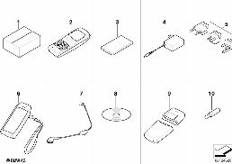 Téléphone portable Motorola V3690 diagram for BMW 5 Series E39 525td