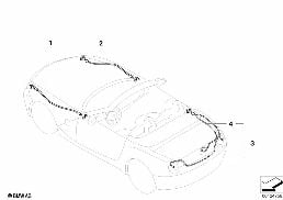 REPAIR CABLE MAIN CABLE HARNESS diagram for BMW Z4 E85 3.0si