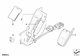 Elem. poj. tel. kom. kons. środk. diagram for BMW 7 Series E65 745i