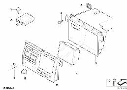 ON BOARD MONITOR / TV AMPLIFIER diagram for BMW 3 Series E46 M3