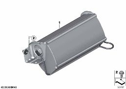 Passenger airbag diagram for BMW Rolls-Royce Phantom RR1 Phantom