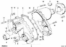 分动器 diagram for BMW 3 Series E30 325ix