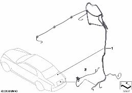 KABELOVÝ SVAZEK KUFR diagram for BMW Rolls-Royce Phantom RR1 Phantom