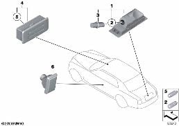 Různá světla diagram for BMW Rolls-Royce Phantom RR1 Phantom