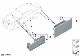 Různá světla diagram for BMW Rolls-Royce Phantom RR1 Phantom