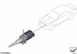Teplotní čidlo diagram for BMW Rolls-Royce Phantom RR1 Phantom