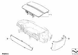 Ind. konsola środkowa/podłokietnik środ. diagram for BMW 7 Series E65 745i