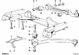 FRONT AXLE SUPPORT/WISHBONE