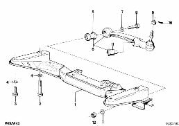FRONT AXLE SUPPORT/WISHBONE