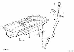 OIL PAN/OIL LEVEL INDICATOR