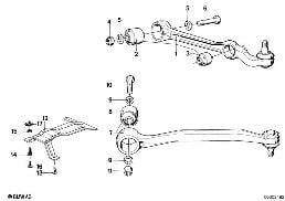 FRONT AXLE SUPPORT/WISHBONE
