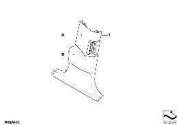 Ind. obudowa słupka B, dolna diagram for BMW 7 Series E65 745i
