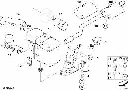 Ανεξάρτητο σύστημα θέρμανσης diagram for BMW 7 Series E66 740Li