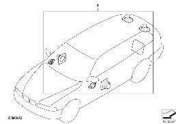 Sound Modul System diagram for BMW 5 Series E39 520d