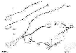 Kabel sufflet och hardtop diagram for BMW 3 Series E46 320Cd