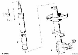 FRONT SPRING STRUT/SHOCK ABSORBER