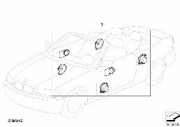Sound Modul system diagram for BMW 3 Series E46 318Ci