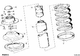 COIL SPRING/GUIDE SUPPORT/ATTACH.PARTS