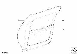 Ind. t. ścianka fotela podst./ sport. diagram for BMW 7 Series E65 745i