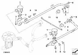 Przew. ukł. red. sub. szkodl. spal. diagram for BMW 7 Series E66 760Li