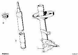 FRONT SPRING STRUT/SHOCK ABSORBER