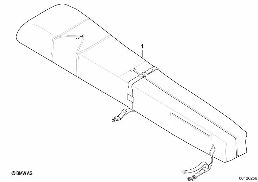 Sac de ski diagram for BMW 3 Series E46 318ti