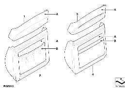 Ind. tyl. ścianka fot. komfort., skóra diagram for BMW 7 Series E65 745i