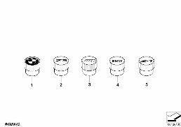 ACCESSORIES diagram for BMW 7 Series E32 735i