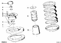 GUIDE SUPPORT/SPRING PAD/ATTACHING PARTS