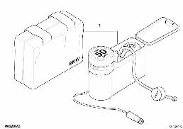 M-Mobility system diagram for BMW 7 Series E65 745i