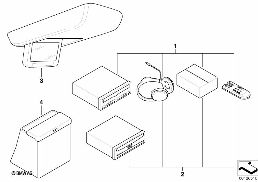 Entertainment Systems diagram for BMW X5 E53 4.4i