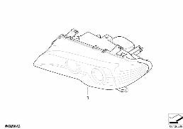 HEADLIGHT diagram for BMW 3 Series E46 325Ci