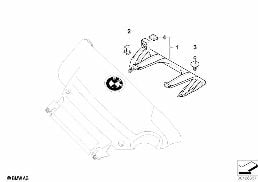 서포트,흡기계 후드 diagram for BMW 3 Series E46 318d