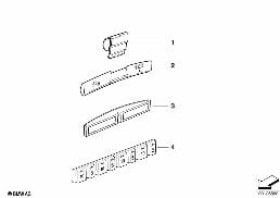 BALANCE WEIGHT, LEAD diagram for BMW X5 E53 3.0d
