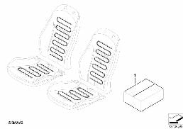 Kit de chauffage siege avant diagram for BMW X3 E83 LCI 2.0d