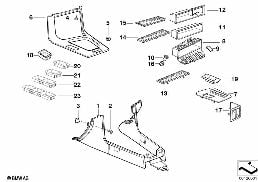 STORING PARTITION diagram for BMW 3 Series E36 323i
