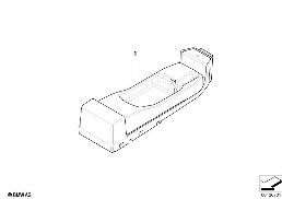 Pezzi singoli SA 639, console centrale diagram for BMW X5 E53 4.4i
