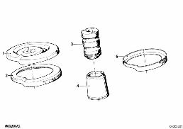 GUIDE SUPPORT/SPRING PAD/ATTACHING PARTS