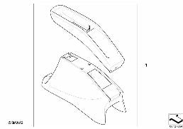 Zest. dopos. - konsola telefoniczna diagram for BMW MINI R50 Cooper