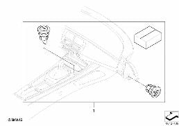 Post-équipement, coupure airbag passager diagram for BMW Z4 E85 2.5i