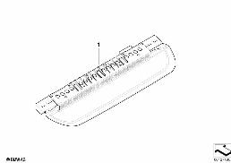 THIRD STOPLAMP diagram for BMW 5 Series E60 LCI 523i