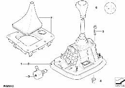 GEAR SHIFTING STEPTRONIC, SMG diagram for BMW 3 Series E46 325i