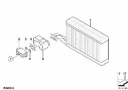 EVAPORATOR / EXPANSION VALVE diagram for BMW 5 Series E60 530xd